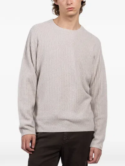 Rag & Bone Ribbed Crew-neck Sweater In Neutral