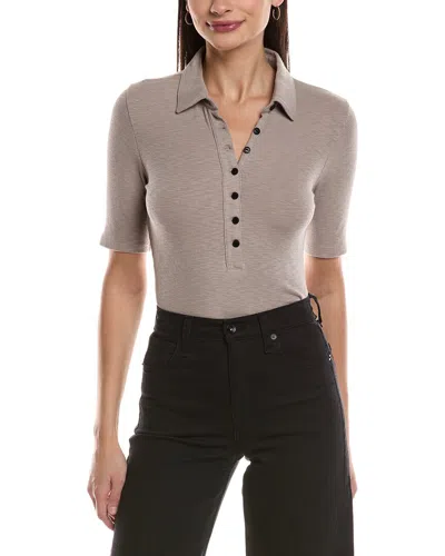 RAG & BONE RIBBED POLO SWEATER