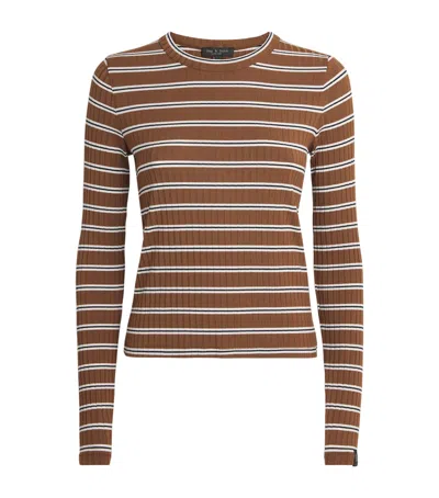 RAG & BONE RIBBED STRIPE LUCA T-SHIRT