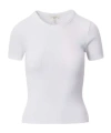 Rag & Bone Ribbed T-shirt In White