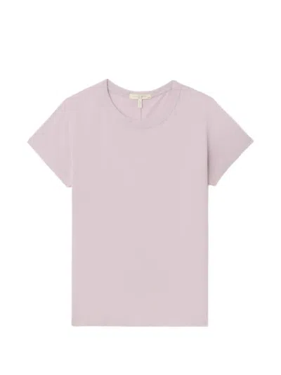 Rag & Bone Ribbed Trim T-shirt In Pink