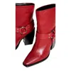 Rag & Bone Rio Western Ruby Red Wff22ff014pm14 Women's In Red