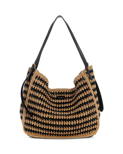 Rag & Bone River Large Crochet Tote In Brown