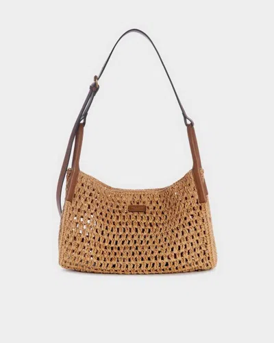 Rag & Bone River Straw Carryall In Brown