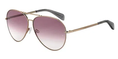 Rag & Bone Rnb1006/s S45/3x Women's Sunglasses Gold Size 63