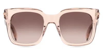 Rag & Bone Rnb1014/s 09q/ha Women's Sunglasses Pink Size 51