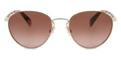 Rag & Bone Rnb1019/s Eyr/m2 Women's Sunglasses Gold Size 52