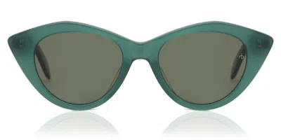 Rag & Bone Rnb1028/s 1ed/qt Occhiali Da Sole Verdi Per Donna In Green