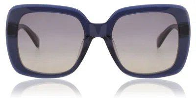 Rag & Bone Rnb1033/g/s Yrq/ff Occhiali Da Sole Blu Per Donna In Blue