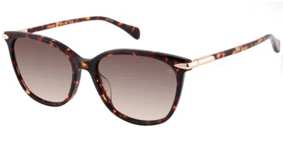 Rag & Bone Rnb1035/s 086/ha Occhiali Da Sole Tartarugatishell Per Donna In Brown