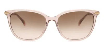 Rag & Bone Rnb1035/s 35j/m2 Women's Sunglasses Pink Size 55