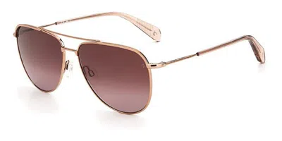 Rag & Bone Rnb1050/g/s Au2/3x Women's Sunglasses Gold Size 59