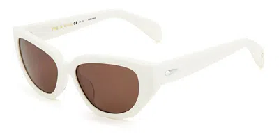 Rag & Bone Rnb1055/s Vk6/70 Women's Sunglasses White Size 54