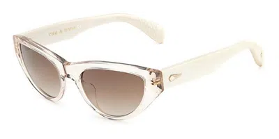 Rag & Bone Rnb1062/s 10a/ha Women's Sunglasses Brown Size 54