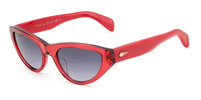 Rag & Bone Rnb1062/s C9a Women's Sunglasses Red Size 54