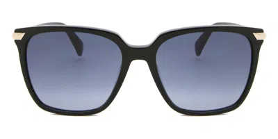 Rag & Bone Rnb1066/s 807/9o Women's Sunglasses Black Size 55