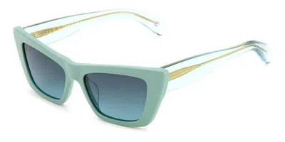 Rag & Bone Rnb1068/s 1ed/ib Women's Sunglasses Green Size 53
