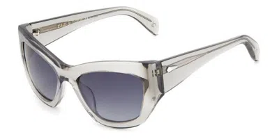 Rag & Bone Rnb1071/s Kb7/9o Women's Sunglasses Grey Size 56 In Gray