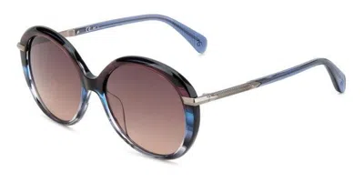 Rag & Bone Rnb1075/s V06/3x Women's Sunglasses Blue Size 56