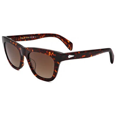 Rag & Bone Rnb1086s08652 Tortoiseshell Acetate Sunglasses In Brown