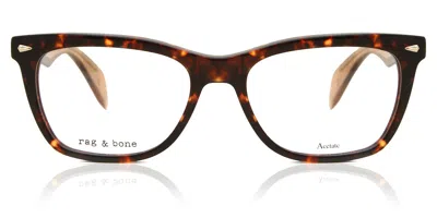 Rag & Bone Rnb3001 9n4 Occhiali Da Vista Tartarugatishell Per Donna (solo Montatura) In Brown