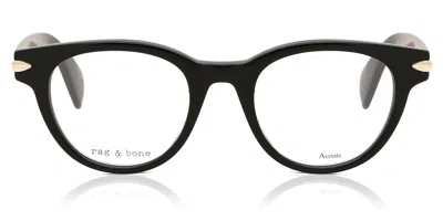 Rag & Bone Rnb3003 807 Occhiali Da Vista Neri Per Donna (solo Montatura) In Black