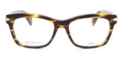 Rag & Bone Rnb3004 Wr9 Occhiali Da Vista Tartarugatishell Per Donna (solo Montatura) In Brown