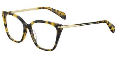 Rag & Bone Rnb3005 Lvl Women's Glasses Tortoiseshell Size 53 - Free Lenses - Blue Light Block Available In Havana