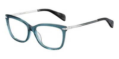 Rag & Bone Rnb3010 Ecj Women's Glasses Blue Size 52 - Free Lenses - Blue Light Block Available