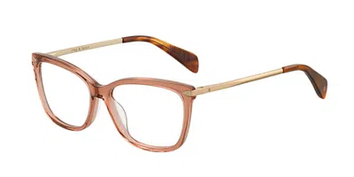 Rag & Bone Rnb3011 1rl Women's Glasses Brown Size 52 - Free Lenses - Blue Light Block Available In Peach Brown