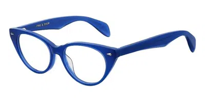 Rag & Bone Rnb3012 Women's Glasses, Blue, Size 49