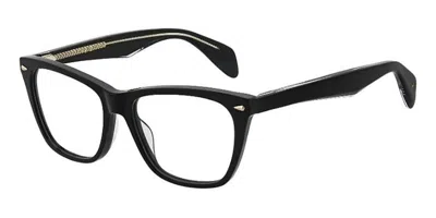 Rag & Bone Rnb3013 807 Women's Glasses Black Size 51 - Free Lenses - Blue Light Block Available