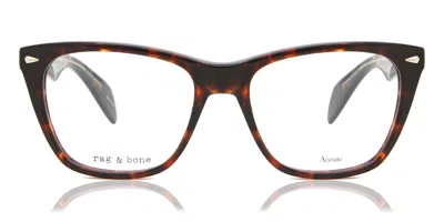 Rag & Bone Rnb3013 Women's Glasses, Tortoiseshell, Size 53 In Brown