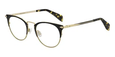 Rag & Bone Rnb3016 Women's Glasses, Black, Size 49