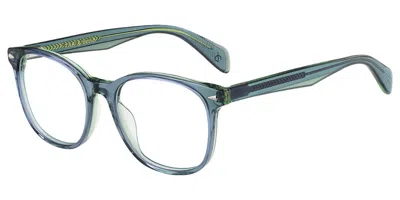 Rag & Bone Rnb3017 Pjp Occhiali Da Vista Blu Per Donna (solo Montatura) In Blue