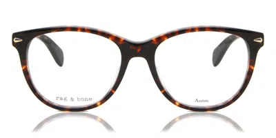 Rag & Bone Rnb3025 086 Occhiali Da Vista Tartarugatishell Per Donna (solo Montatura) In Brown
