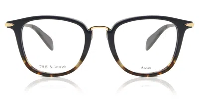 Rag & Bone Rnb3026 Jbw Occhiali Da Vista Blu Per Donna (solo Montatura) In Black