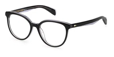 Rag & Bone Rnb3029 Women's Glasses, Black, Size 50 In Gray