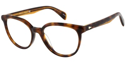 Rag & Bone Rnb3029 Gph Occhiali Da Vista Tartarugatishell Per Donna (solo Montatura) In Brown