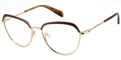 Rag & Bone Rnb3030/g Fg4 Occhiali Da Vista Oro Per Donna (solo Montatura) In Brown