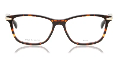 Rag & Bone Rnb3031 086 Women's Glasses Tortoiseshell Size 54 - Free Lenses - Blue Light Block Available In Dark Tortoise