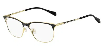 Rag & Bone Rnb3034 Rhl Women's Glasses Gold Size 54 - Free Lenses - Blue Light Block Available In Black Gold