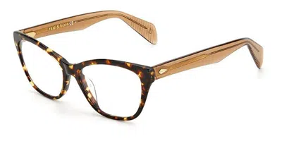 Rag & Bone Rnb3039 Xlt Women's Glasses Tortoiseshell Size 54 - Free Lenses - Blue Light Block Available In Tortoise Beige