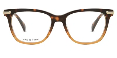 Rag & Bone Rnb3046/g Asian Fit Women's Glasses, Tortoiseshell, Size 51 In Brown
