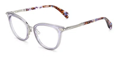 Rag & Bone Rnb3051/g Asian Fit 789 Women's Glasses Purple Size 51 - Free Lenses - Blue Light Block Available In Lilac Violet