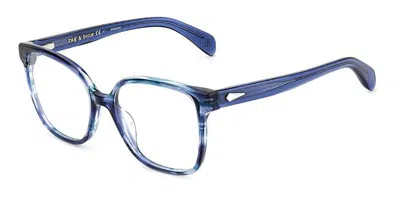 Rag & Bone Rnb3053 Women's Glasses, Blue, Size 54