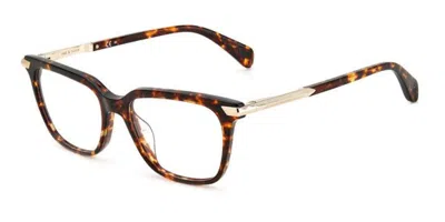 Rag & Bone Rnb3055 Women's Glasses, Tortoiseshell, Size 51 In Brown
