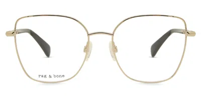 Rag & Bone Rnb3056/g Asian Fit Women's Glasses, Gold, Size 53