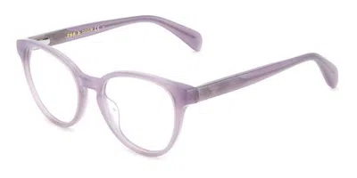 Rag & Bone Rnb3062 B3v Women's Glasses Purple Size 51 - Free Lenses - Blue Light Block Available In Frosted Violet
