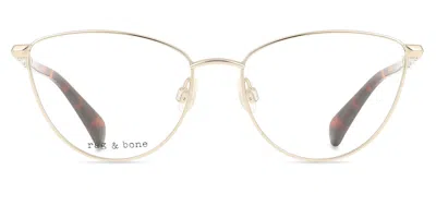 Rag & Bone Rnb3063/g Women's Glasses, Gold, Size 52